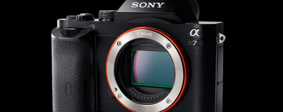 Sony Alpha 7 Frontansicht
